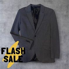 ad eBay - ARMANI EXCHANGE Mens Blazer Sport Coat Jacket 36S Gray Two Button Jacket Suits - Buy Now, click the link (eBay) Luxury Gray Long Sleeve Sport Coat, Blazers Men, Mens Blazer, Button Jacket, Sports Blazer, Suit Separates, Blazers For Men, Jacket Buttons, Armani Exchange