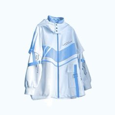 Pastel Cyberpunk Fashion, Cybercore Shirt, Cybercore Jacket, Cybercore Fits, Cybercore Outfit, 일본 패션, Frutiger Aero