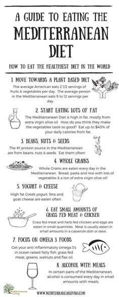 Healthiest Diet, Mediterranean Diet Recipes Dinners, Easy Mediterranean Diet, Mediterranean Diet Meal Plan, Easy Mediterranean Diet Recipes, Baking Soda Beauty Uses, Mediterranean Meals