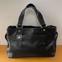 Like New. Lots Of Pockets. Leather Lots Of Pockets, Bag Lady, Like New, Handbags, Leather, Women Shopping, Black, Color