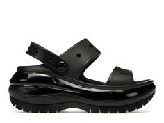 Crocs Mega Crush Sandal Black - 207989-001 - US Crocs Mega Crush Sandal, Mega Crush Sandal, Crocs Sneakers, Crocs Mega Crush, Black Crocs, Crocs Fashion, Comfortable Footwear, Stylish Sandals, Hot Sneakers