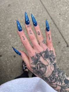 Goth Nails, Oval Nails, Manicure Y Pedicure, Dream Nails, Funky Nails, Pretty Acrylic Nails, Dope Nails, Manicure E Pedicure, Best Acrylic Nails