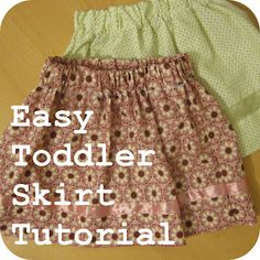 an easy toddler skirt sewing pattern for girls