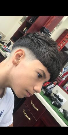 Edgar Cut Hair, Crop Fade, Best Short Haircuts For Men, Short Haircuts For Men, Undercut Fade, Taper Fade Haircut, Disconnected Undercut, Men Hair Color, Cute Haircuts