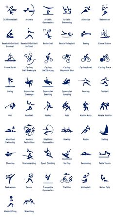 an image of the different types of water sports