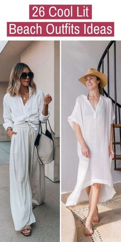 Boho Beach Outfits Women, Beach Resort Outfits Plus Size, Trendy Vacation Outfits 2023, Smart Beach Wear Outfit Ideas, Summer Beach Outfit 2023, Beach Style Fashion Over 40, Spring Break Clothes Beach, Italian Beach Style, Beach Outfit Over 40