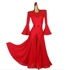 Customisable-Women's Modern Dance Performance Dress Ballroom Dance Dress Red Modern Dance Dresses, Tango Dance Dress, Ballroom Dance Competition, Standard Dance Dress, Standard Dance, Ballroom Dance Competition Dress, Dance Competition Dress, Competition Dress, Performance Dresses