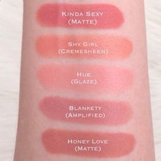 MAC lipstick swatches Eye Color Chart Genetics, Mac Makeup Foundation, Mac Makeup Looks, Best Mac Makeup, Mac Lipstick Swatches, Eye Color Chart, Mac Brushes, Lipstick Designs, Homemade Lip Balm