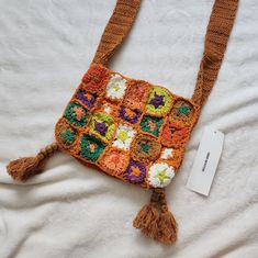 Crochet Crossbody Bag New With Tags Casual Orange Rectangular Crochet Bag, Casual Orange Crochet Bag For Vacation, Orange Square Bag For Vacation, Square Orange Bag For Vacation, Urban Outfitters Rectangular Shoulder Bag For Summer, Casual Orange Square Bag, Orange Square Vacation Bag, Orange Rectangular Crochet Bag For Vacation, Rectangular Orange Crochet Bag For Vacation