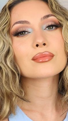 Light Prom Makeup, Makeup Looks Simple, Simple Prom Makeup, Light Eye Makeup, Makeup Pinterest, Baby Makeup, Ball Makeup, Natural Prom Makeup