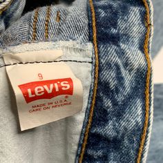 Levis acidwash 17501 denim, great wash and wear on these awesome fade details around pockets and seams. Please see image details. Waist- 24 Hips- 12 Rise- 8 Inseam- 30 Cuff- 6 90s Style Medium Wash Bottoms, Fall Acid Wash Stonewashed Jeans, 90s Style Faded Washed Bottoms, 90s Style Washed Denim Jeans, 90s Washed Denim Jeans, 90s Style Faded Jeans With Pockets, Vintage Levi's Medium Wash Outerwear, Spring Faded Pre-washed Jeans, Levi's Vintage Rigid Denim Bottoms