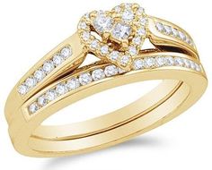 a yellow gold wedding ring set with diamonds