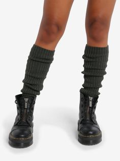 Complement your boots with a cozy pair of socks! These olive knee-highs have a slouchy design with scrunching at the top.Fits shoe size 4 -1098% acrylic; 1% polyester; 1% spandexWash cold; dry lowImported One Size Knee-high Socks For Fall, Trendy Winter Knee-high Socks For Stocking Stuffers, Trendy Knee-high Socks For Winter, Solid Knee-high Socks For Fall, Trendy Knee-high Socks For Fall, Trendy Ribbed Knee-high Socks, Casual Knee-high Socks For Fall, Casual Knee-high Leg Warmers One Size, Trendy Green Fall Socks