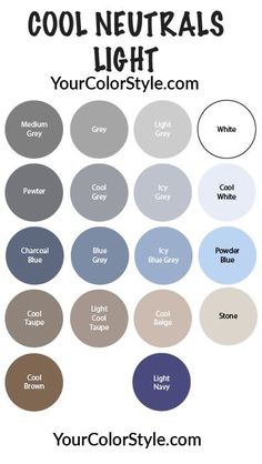 the best neutral colors to use in your home and office, with text that reads cool neutrals light