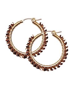 Viv&Ingrid Signature Wrap Hoop in Metallic Rose Gold Swarovski vivandingrid.com #rosegold #sparkle #swarovski Metallic Rose Gold, Gold Filled Hoops, Short Stories, Swarovski Crystals, Gold Bracelet, Hoop Earrings