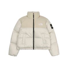 (WMNS) The North Face White Label Novelty Nuptse Down Jacket Asia Sizing 'Cream' NJ1DP82J Google Lens, White Label, Winter Style, Down Jacket, North Face, The North Face, Winter Fashion, White