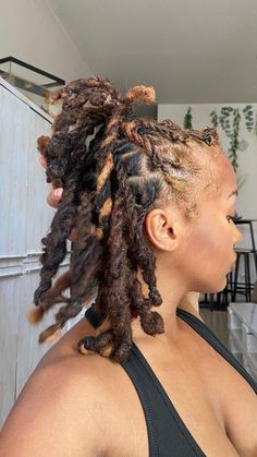 Woman With Dreadlocks, Short Dreadlocks Styles, Hairstyle Examples, Loc Hairstyles, Big Box Braids Hairstyles, Loc Journey, Hair Appointment