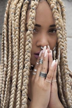 Box Hairstyles, Braids Blonde, Honey Blond, Hairstyles Braid, Side Braid Hairstyles, Marley Twists, Blonde Braids