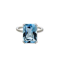 14K White Gold Effy Ring with a 8.40 Carat Blue Topaz and 0.05 Carats (total weight) of Diamonds. This ring is available in a Size 7. Effy Ring, Effy Rings, London Blue Topaz Ring, London Blue Topaz, Blue Topaz Ring, London Blue, Topaz Ring, Blue Topaz, Topaz