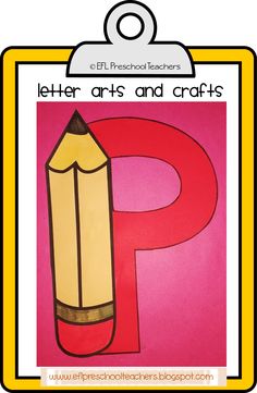 the letter p is for pencil and paper