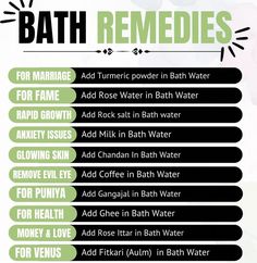 Bath Remedies, Jyotish Remedy, Spirituality Energy Universe, Spells That Actually Work, Chakra Healing Meditation, Good Luck Spells, Mantra For Good Health, Jyotish Astrology, Easy Spells