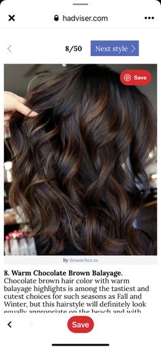 High And Low Lights Hair Brown Brunettes, Reverse Balayage Brunette, Dimensional Brunette Dark, Winter Brunette, Rich Brown Hair, Women Things, Dark Fall Hair, Chocolate Hair