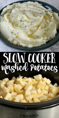 slow cooker mashed potatoes are the best way to make mashed potatoes in the crock pot