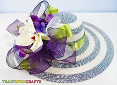 Learn How You Can Make a Kentucky Derby Hat - Tracy Lynn Crafts Derby Party Ideas, Kentucky Derby Party Ideas