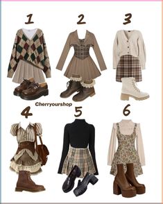 Clothe Inspo For School, Styles For School Clothes, Casual Outfits For School Winter, Fall Vintage Aesthetic Outfits, Cute Outfits Dark Academia, Fall Kawaii Outfits, Sweatervest Aesthetic Outfit Fall, Outfit Ideas Moodboard, Aesthetic Fall Clothes