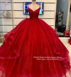 Iridescent Red Gown, Wedding Gown, Modern Evening Wear, sparkly Ballgown, Custom Made 03 Red Gown Wedding, Sparkly Ballgown, Wedding Dresses Sparkly, Sparkly Wedding Gowns, Debut Dresses