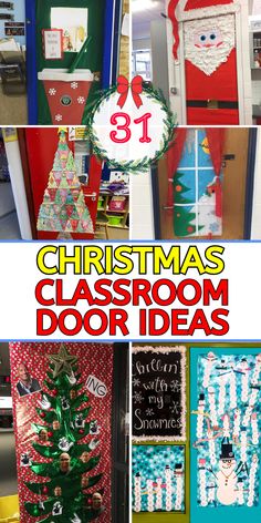 christmas classroom door decorating ideas