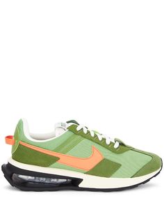 Shop Nike Air Max Pre-Day low-top sneakers with Express Delivery - FARFETCH Modern Green High-top Sneakers With Round Toe, Green Sneakers With Rubber Sole For Spring, Green Synthetic Sporty Running Shoes, Green Rubber Sole Sneakers For Spring, Modern Green Sneakers For Spring, Spring Green Sneakers With Rubber Sole, Modern Green Custom Sneakers With Cushioned Footbed, Modern Green Running Shoes With Rubber Sole, Sporty Canvas Sneakers With Cushioned Footbed