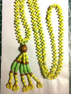 "Beaded Necklace and bracelet SET for orunmila / orula orisha Juego de Collar y pulsera de mazos para orula FREE GIFT BAG Condition: New & SEALED----NUEVO Y SELLADO handmade . elaborated w/ quality glass & wood beads NECKLACE Size: 40 INCHES L =. 20\"L ( CLOSED) =100CM BRACELEt : ADJUSTABLE W/ EXTENDER CHAIN ( FIT 7.5\"- 8.5\" ) PULSERA ---AJUSTABLE SIRVE DESDE 7.5 HASTA 8.5 PULGADAS collar :20 pulgadas de largo (cerrado ) FOR IKOFA SET OR HAND OF ORULA CONTACT US FOR MORE DETAILS.... EN Green Rectangular Beaded Necklace Gift, Rectangular Green Beaded Necklace For Gift, Hand Wrapped Green Beads As Gift, Hand Wrapped Green Beads For Gift, Handwoven Beads As Festival Gifts, Handwoven Beads For Festivals And Gifts, Green Handwoven Beaded Necklace For Gifting, Green Handwoven Beaded Necklace For Gift, Green Hand-wrapped Beaded Necklaces As Gift