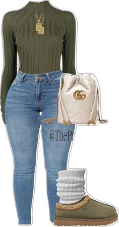 Cute Casual Mom Outfits Fall, Pretty Fall Outfits For Women, Hunter Green Sweater Outfit Winter, Beginning Fall Outfits, Winter Fashion Must Haves, Casual Outfit For Black Woman, Winter Cute Casual Outfits, Poloneck Winter Outfits Women, Fall Fit Plus Size