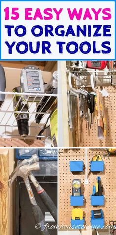 the top ten ways to organize your tools