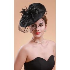 Fasciantors For Women,100% Handmade.One Package:1*Fascinator Hat Materialsployster And Feather Size: Length And Width 11.8 Inches Across Suitable For Photography, Costume Party, Bridal Party, Wedding, Church, Cocktail Party And Tea Party ,Bridal Party, Kentucky Derby And Other Occasions Tea Party Bridal, Hats Black, Wedding Church, Fascinator Hat