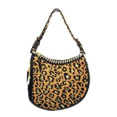 This stunning Fendi shoulder bag is in excellent condition. The exterior features a gorgeous sequin and bead leopard pattern trimmed with black leather. The edges are finished with woven white leather and the full top zipper closure is trimmed with resin bones. The black leather interior can be accessed from the top closure or another side zippered closure. The buckle shoulder strap can be adjusted to suit your style. This piece is extremely rare and fabulously stylish. You will surely be the talk of the town with this piece for many seasons to come. Purchase includes a dust cover. 13x12 10.5’’ handle drop Fendi Micro Peekaboo, Fendi Shoulder Bag, Fendi Handbag, Hobo Purse, Leopard Pattern, Small Shoulder Bag, Gold Leather, Fashion Handbags, White Leather