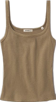 Relaxed Fit Ribbed Scoop Neck Top, Ribbed Scoop Neck Top With Relaxed Fit, Everyday Fitted Ribbed Tank Top, Fall Ribbed Tank Tops, Ribbed Tank Top For Fall, Classic Ribbed Stretch Tank Top, Fitted Ribbed Tank Top For Everyday, Basic Ribbed Summer Tops, Basic Summer Tops With Ribbing