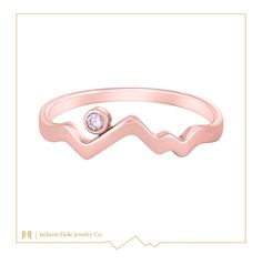 The iconic Teton Stacking Ring Collection continues with this extremely limited edition of 19 rings. Each ring comes with a bezel set 2mm natural fancy inten... Pink Diamond Band, Sunset Ring, Special Ring, Eternity Band Diamond, Diamond Band, Pink Diamond