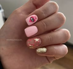 Easy Spring Nail Designs, Spring Nail Designs 2023, Easter Nails Acrylic, Nail Art Gel Nails, Gel Nails Art, Art Gel Nails, Nail Nail Designs, Retro Nails, Magic Nails