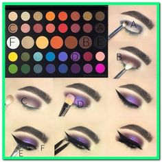 Purple Smokey Eye, Morphe Palette, Eye Makeup Palette, Charles James