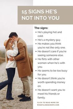 Stop wondering if he's interested! Learn right now the 15 clear signs he's not into you. Don't waste time on someone who isn't worth it! Hot And Cold Quote, Hot And Cold Relationship Quotes, He’s Not Into You Quotes, Hot And Cold Relationship, Cold Quotes, Manipulative People, Healthy Lifestyle Quotes, Getting To Know Someone, Face Wrinkles