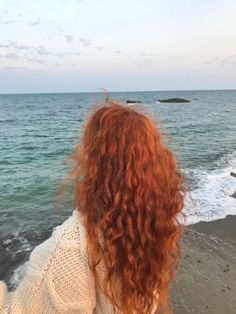 Red Hair Braid Aesthetic, Wavy Red Hair Aesthetic, Redhead Summer Aesthetic, Curly Red Head Aesthetic, Long Wavy Red Hair Natural, Ginger Hair Natural Redhead, Beachy Red Hair, Curly Redhead Aesthetic, Curly Red Hair Aesthetic Faceless