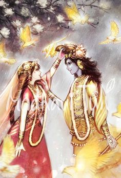 Madhavi Tuli, Radha Radha, Shri Radha, Shree Krishna Wallpapers, Indian Gifts, Krishna Radha Painting