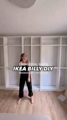 Revamp your space with this IKEA BILLY DIY built-in cabinet project! Transform your room with custom storage solutions that fit your style and needs. Discover how to create a functional and stylish built-in cabinet using affordable IKEA BILLY bookcases. Elevate your home decor and maximize storage with this budget-friendly DIY project. #IKEAHack #DIYBuiltIn #BILLYBookcase #CustomCabinets #HomeImprovement [Credits: @villa_karole] Built In Bookcase Hack, Closet With Bookcase, Libery Room Design, Stacking Billy Bookcases, Billy Bookcase Art Supplies, Diy Home Closet, Billy Ikea Built In, Diy Ikea Bookcase Built In, Build In Billy Bookcase