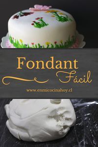 a close up of a cake with frosting on it and the words fondant fail