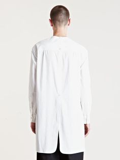 Yohji Yamamoto Men's Cotton Tunic Shirt Yohji Yamamoto Men, Tunic Designs, Cotton Tunic, Music Shop, Tunic Shirt, Yohji Yamamoto, Japan Fashion, Luxury Clothing