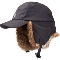 Colder than Siberia? Lower the rabbit fur flaps on the Alaskan Hardgear Ushanka Ball Cap to prevent frost-nipped ears in the wickedest winter weather. Winter Six-panel Hat For Outdoor Activities, Winter Outdoor Six-panel Hat, Winter Baseball Cap For Outdoor Activities, 5-panel, Winter 5-panel Baseball Cap For Outdoor Activities, Windproof Cap For Winter Sports, Functional Windproof Hats For Winter Sports, Fur Trapper Hat, Fur Trapper, Duluth Trading Company