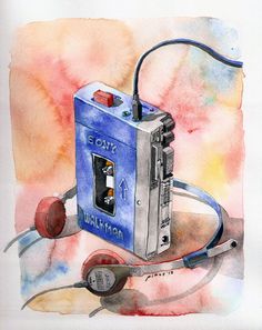 a drawing of an old fashioned medical device with stethoscopes on it