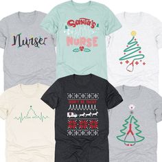 Confessions of a Frugal Mind: Nurse Christmas Graphic Tees $23.99 Shipped Christmas Graphic, Nurse Christmas, Nurse Life, Christmas Themes, Mens Graphic Tshirt, Mens Tshirts